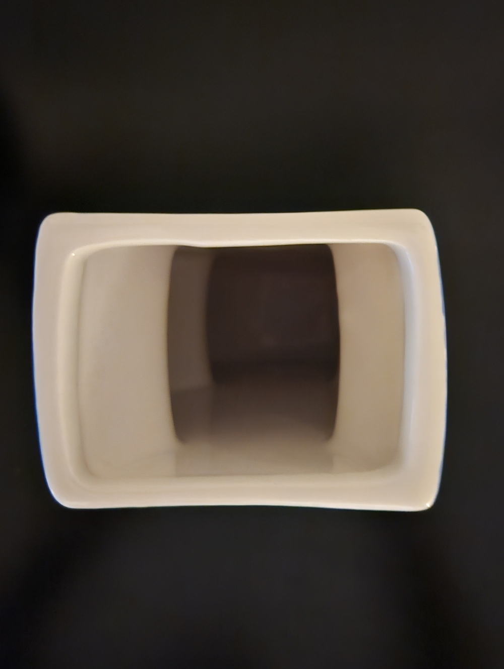 Blue Ribbon Floral Ceramic Vase - White and Blue - Picture 5 of 5